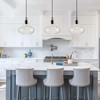 KOKAiZeeKi 11 Inch Kitchen Island Pendant Light – Blown Glass