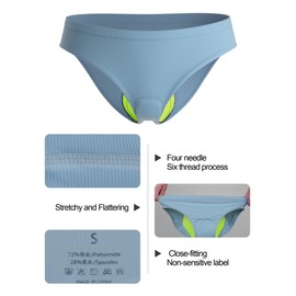 INBIKE Women's Padded Cycling Underwear Breathable Briefs Highly Elastic Bike Shorts for Biking Riding Bicycle Gear Blue