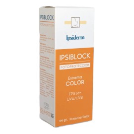 Crema Facial Ipsiderm Ipsiblock Color Extrema Fps50 100g Fotoprotector Hipoalergénico