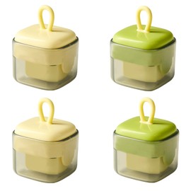 HAMILO 粘着ローラー ミニ コロコロ 服 ホコリ取り 手軽 携帯便利 水洗い 2色計4点セット