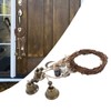 Door Knob Wind Bell Rustic Beautiful Decorative Craft Home Protection