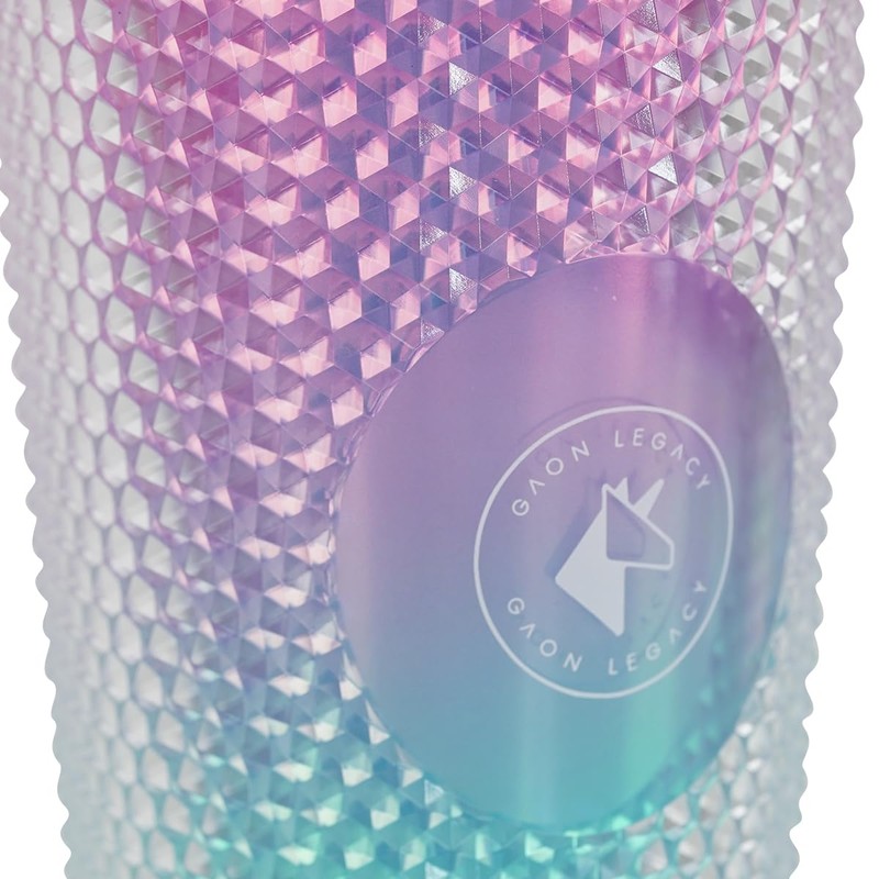 Vaso de Plástico Reusable con Doble Pared 710 ml Brillante