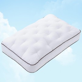YOUR MOON Extra Soft Support Pillows King Size, Fluffy Down Alternative Pillow for Sleeping, 100% Cotton Shell Bed Pillow, Luxury Medium Thick Pillows(White)