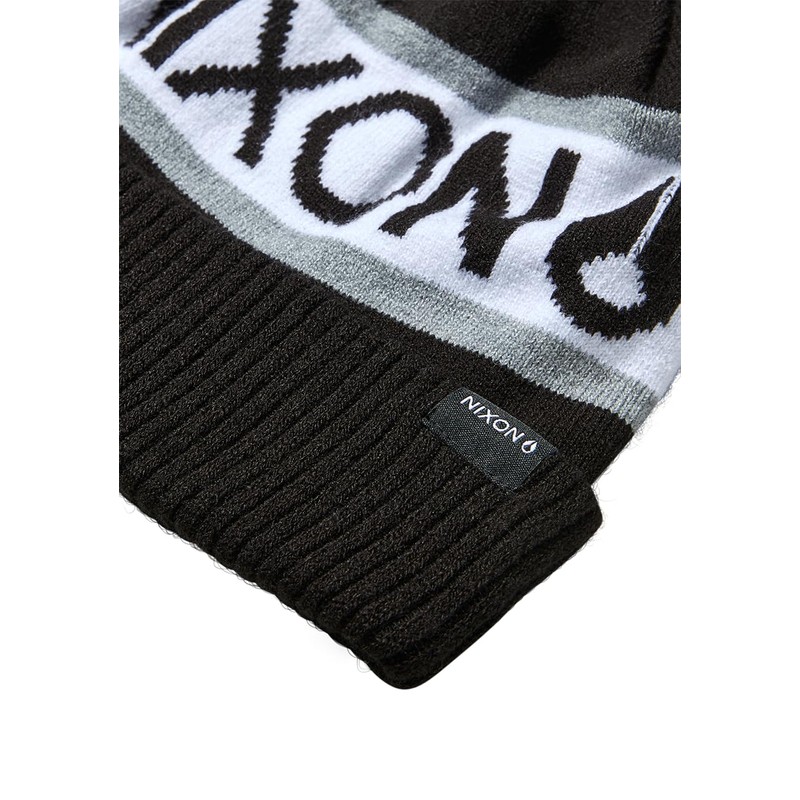 NIXON Teamster Beanie II Black/White