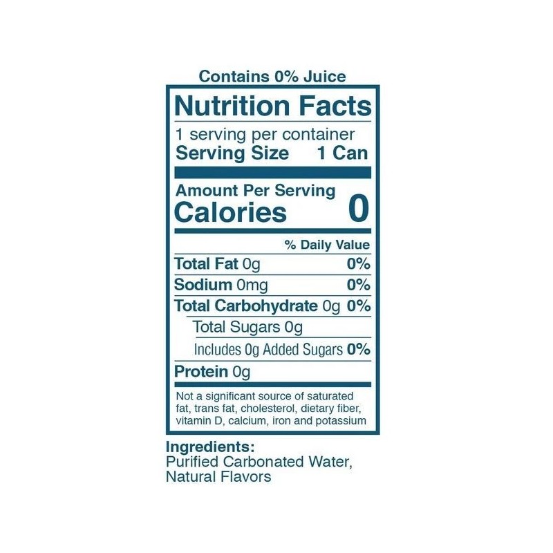 Waterloo Sparkling Water Lime Flavor Zero Calorie No Sugar 12oz