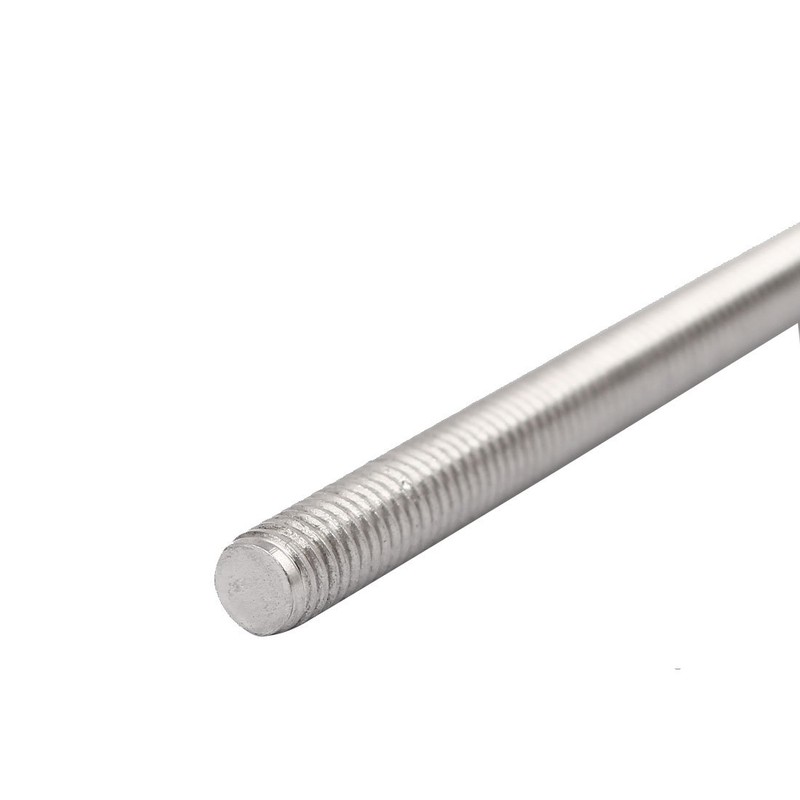 sourcingmap M4 x 160mm 0.7mm Pitch 304 Stainless Steel Fully