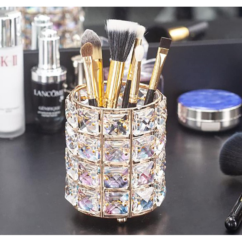 umely Crystal Accessory Case, Makeup Brush Case, Storage, Interior, Stylish,