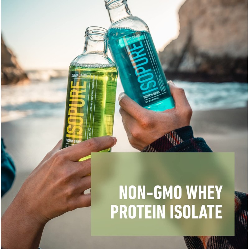 Isopure Zero Carb 32g Clear Protein Ready-to-Drink, Whey Protein Isolate,