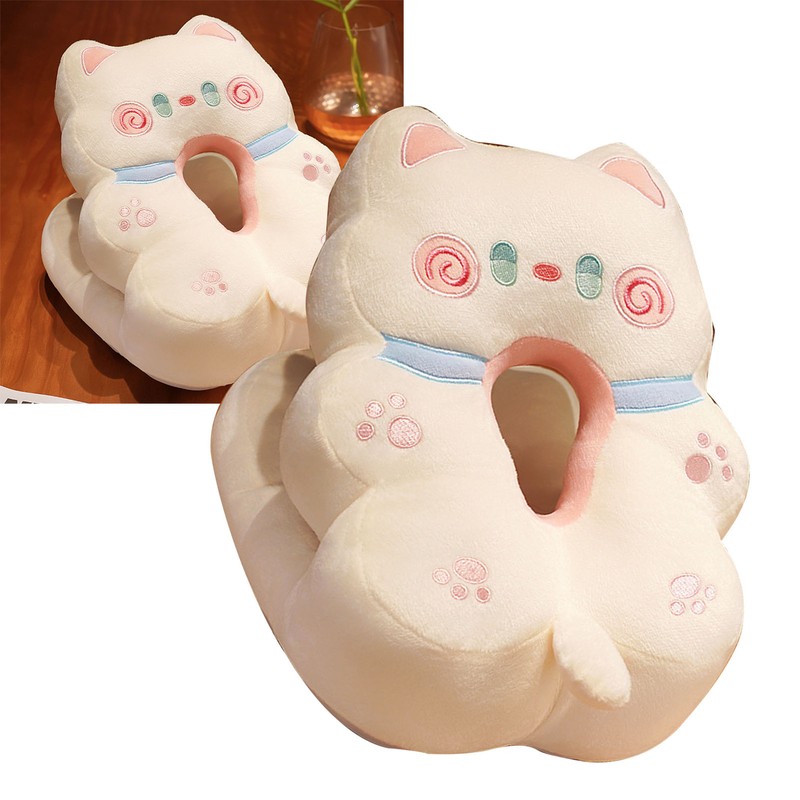 Ice Silk V Shaped Nap Pillow Napping Artifact Cute Animal