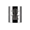 Alessi "GIROTONDO" Serviettenring, durchbrochen aus Edelstahl glänzend poliert, Frau, 9