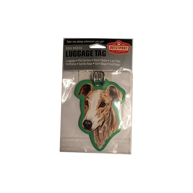Westport Pet Company Dog Breed Greyhound Luggage Tag- wtd031