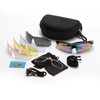 Cycling Sunglasses UV 400 Protection Clear 4 Replaceable Lens Sports