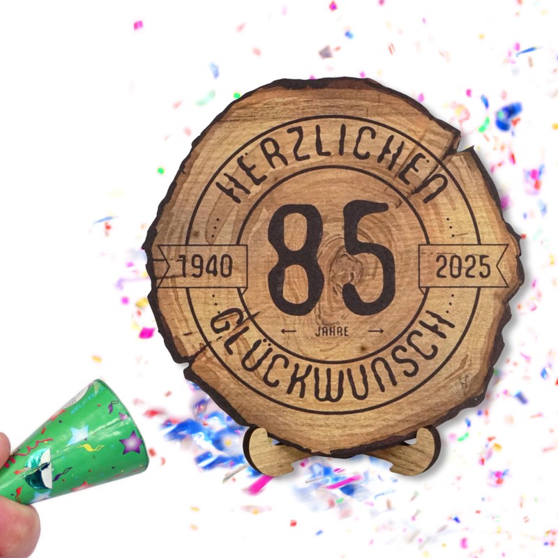 DARO Design - Wooden Disc - 85 Years - Size