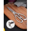 SimCoker Kitchen Scissors Forged Stainless Steel, Dishwasher Safe, Household Scissors,