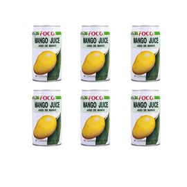 Foco Thai Jugo de Mango - Mango Juice (6 Pack, Total of 70.8fl.oz)