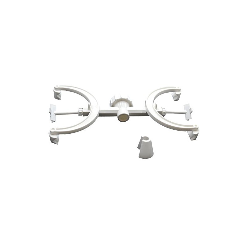 Burette Clamp - Double - Fits 10mm or 12.5mm Rods