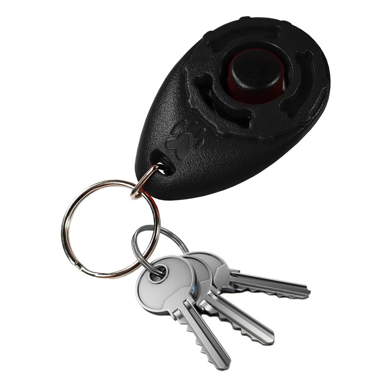 Powersell srls Clicker for Dogs with Keychain, Training and Training,