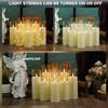 Nimiko Flickering Flameless LED Candles,Battery Operated Candles 9 Pcs with