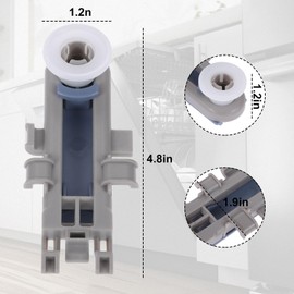 2Pack 8561996 Dishwasher Upper Rack Adjuster Wheel, Replace AP6285708 PS11746477 WP8561996 W10889280 8561996, Replacement for Whirlpool, Maytag, KitchenAid, Magic Chef