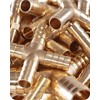 Sctihwelire 10 Pcs Brass Hose Barb Reducer 5/16" (8mm) to