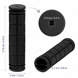 Bike Handle Grips with Tassel Streamers, Non-Slip-Rubber Bicycle Handlebar Grips for Kids Girls Boys，Specialized Replacement Bike Grips, for Scooter Foldable Mountain Bicycle Tricycle BMX MTB