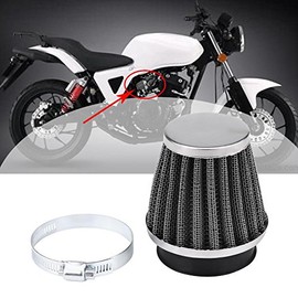Filtro de aire universal de motocicleta - Filtro de admisión de aire para motocicleta 60mm, 48mm y 42mm