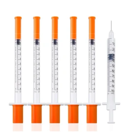 1ml/cc 31G 6mm Syringes, Lab Dispensing Syringe, Individual Wrapped, 20 Pack