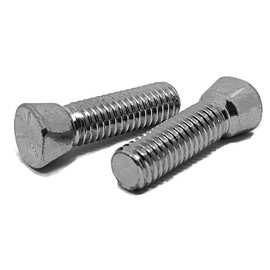 (8 Pieces) 7/16-14x1-1/4 Grade 5 Clipped Head Plow Bolts UNC Coarse Full Thread Zinc