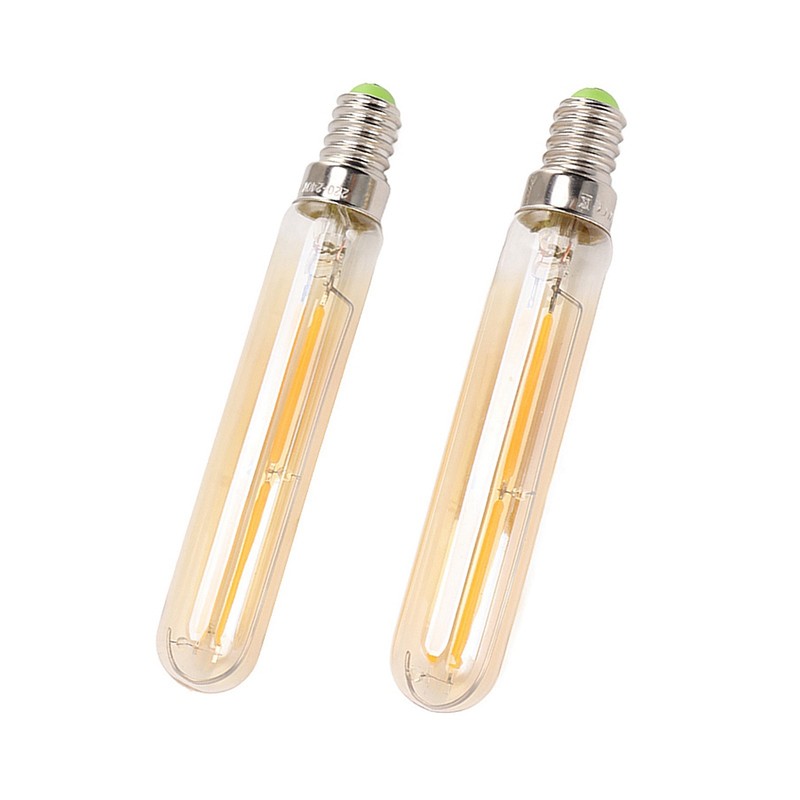 2Pcs LED Tube Bulb 4W E14 2300K Tubular Light Lamp