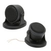 2pcs Dome Tweeter Car Audio Speaker Black 20W Loudspeaker Universal