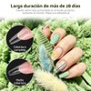 Cherimoya Tips para Uñas Soft Gel Squoval Corto Semi Mate-504
