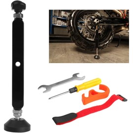 Takelablaze Motorcycle Wheel Lift Stand Motorcycle Rear and Front Wheel Stand Lift Trail Stand Portable Motorcycle Lift Stand Jack Chain Cleaning Maintenance Stand