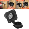 2 Pole 3 Wire Flange Power Inlet Straight Blade Receptacle