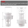Pool Drain Connector 10184 Hose Adapter Suitable for Intex Round