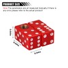 4PCS Dice Tire Valve Stem Caps, Universal Tire Valve Stem