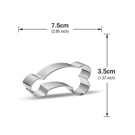 UrbAmerican 4-Piece Set of Creative Cookie Cutters，Cookie Baking Molds DIY Funny Stainless Steel Biscuits Molds Kitchen Supplies (4S), LARGE, T-001