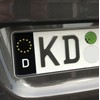Decus-Shop Number Plate Sticker, EU Sticker, JDM Europe Number Plate