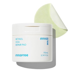Innisfree [Double Set] Innisfree Retinol Cica Repair Pad 60 count x 2 / Exfoliating, Texture Care, Cooling, Gentle, Eggshell Skin