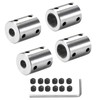 4 Pieces 8 mm to 12 mm Rigid Motor Shaft