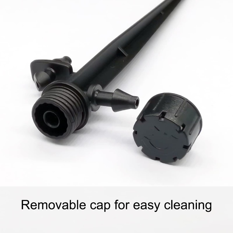Topiverse 25 Pcs Drip Irrigation Emitters, Adjustable Flow 0-18 GPH