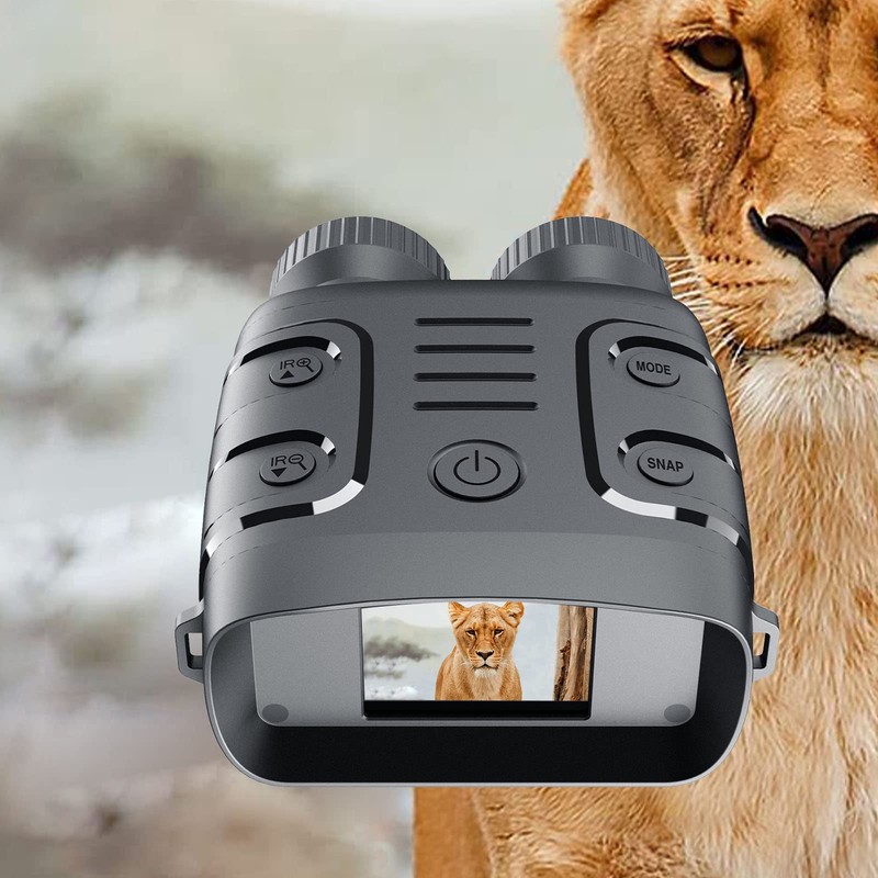 condinggen Night Vision Binoculars,1080P 5X Digital Zoom 984Ft 7-Level Adjustable