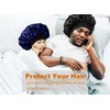 Bonnet for Men,Silk Bonnet for Sleeping,Double Layer Satin Bonnets for