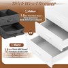 Aheaplus 21.7" Closet Drawers, Wood Closet Organizers and Storage with