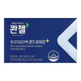 Quentzel Quenzel Mucopolysaccharide Protein Chondroitin Plus 1000mg x 60 tablets (5) / 콴첼 뮤코다당단백 콘드로이친 플러스 1000mg x 60정 5개