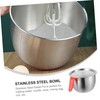 GRIRIW 1 Set Deep Mixing Bowl Stainless Steel Mixing Container