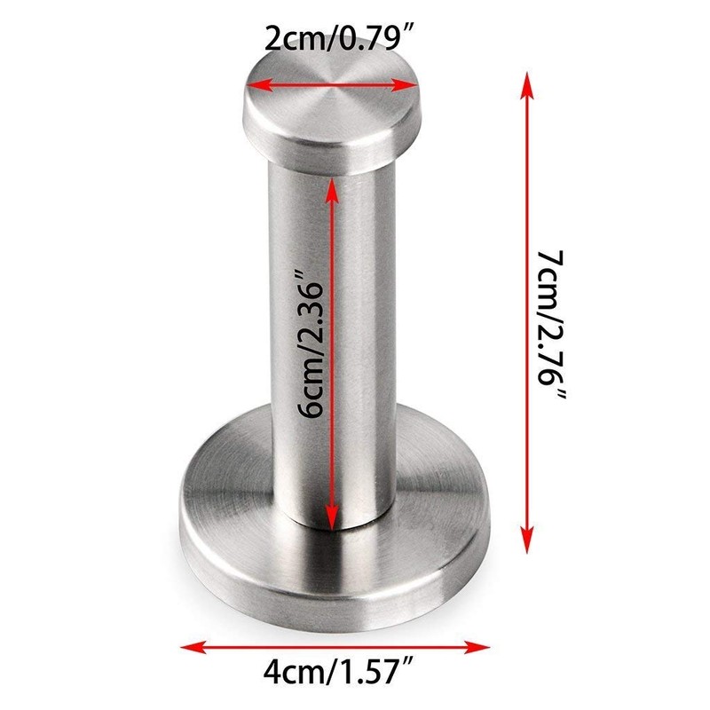 Linian Pack of 6 Stainless Steel Round Wall Hooks Towel