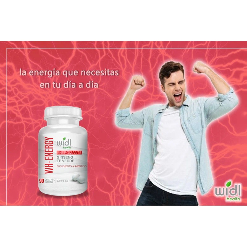 Wh Energy Widl Healt Energía Ánimo Fatiga Cansancio 90 Comp