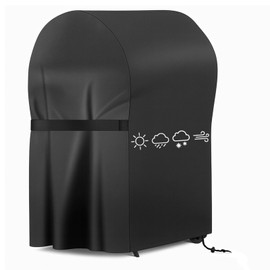 Druuzyl Barbecue Cover Weatherproof 67 x 77 x 110 cm Grill Cover 210D Oxford Gas Grill Cover Grill Protective Cover Waterproof Windproof UV-Resistant Tear-Resistant Tarpaulin Grill