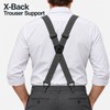 Men's Work Suspenders – 1.5-Inch Adjustable Elastic X-Back Straps with