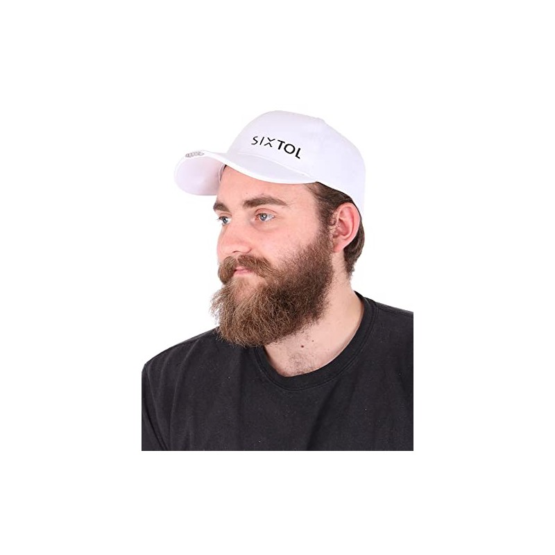 SIXTOL B-Cap Baseballmütze mit LED-Licht 25lm | Aufladen über USB